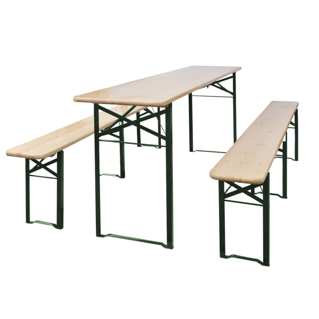 Opklapbare biertafel met 2 banken 220 cm vurenhout is nu te koop bij PeponiXL, paradijselijk wonen!
