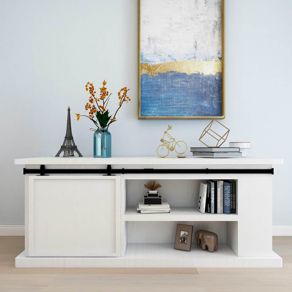 Ophangset voor minischuifdeur 200 cm koolstofstaal is nu te koop bij PeponiXL, paradijselijk wonen!