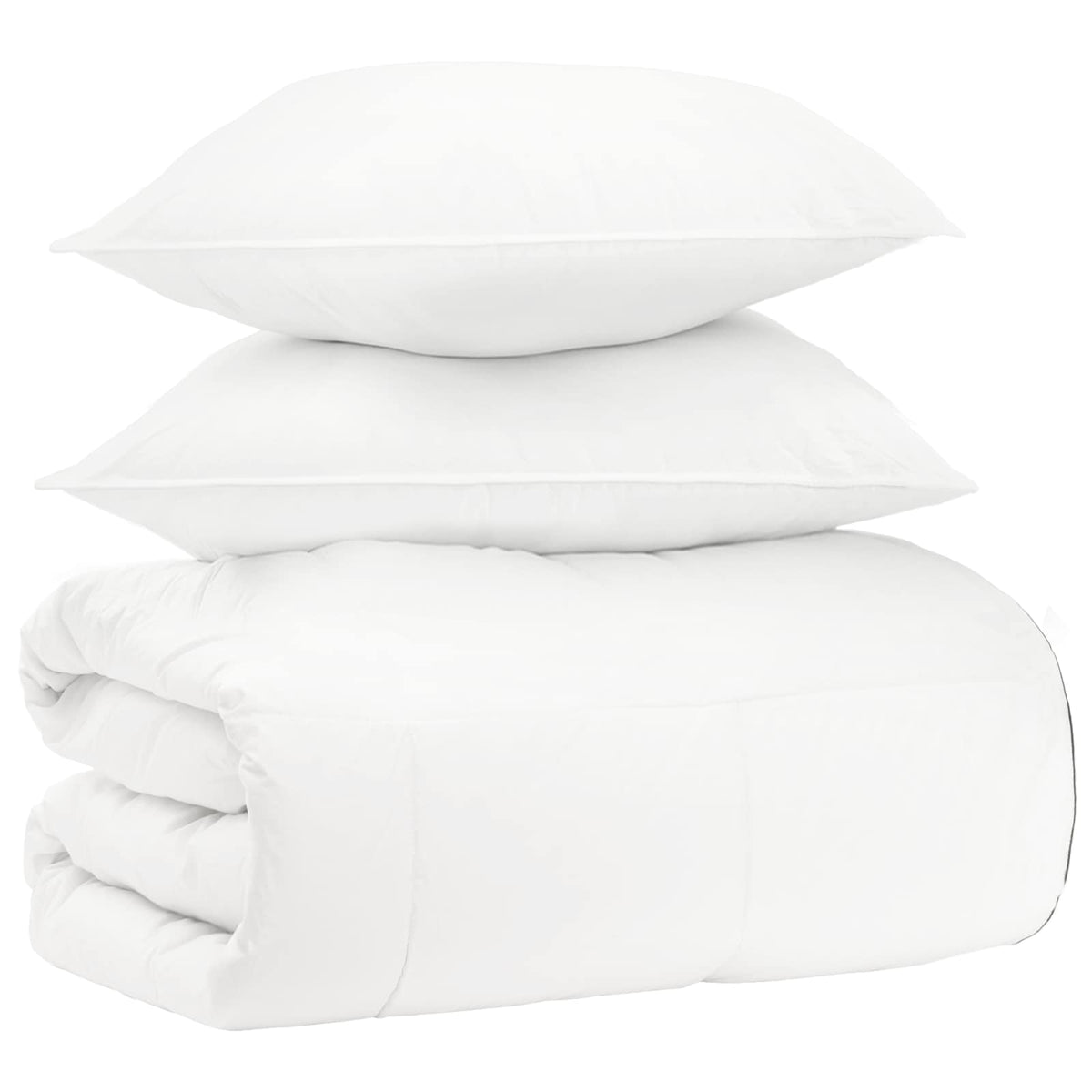 Dekbedset 3 st Wit Bamboe is nu te koop bij PeponiXL, paradijselijk wonen!