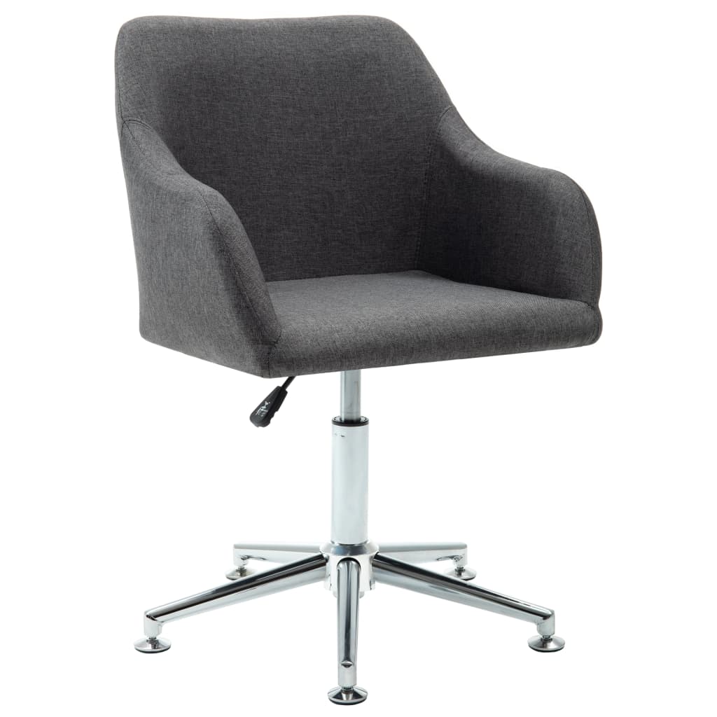 Eetkamerstoel draaibaar stof donkergrijs is nu te koop bij PeponiXL, paradijselijk wonen!