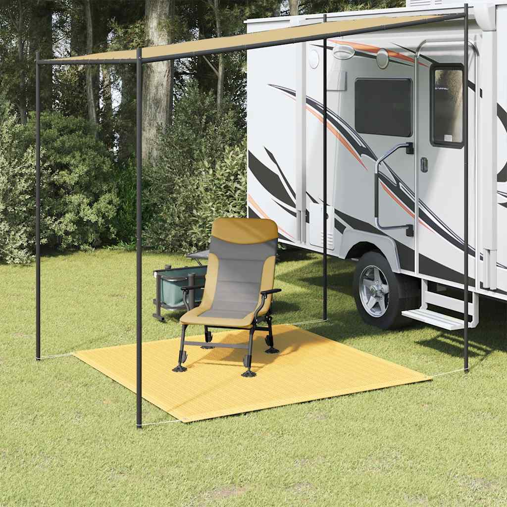 Tenttapijt 250x250 cm HDPE beige is nu te koop bij PeponiXL, paradijselijk wonen!