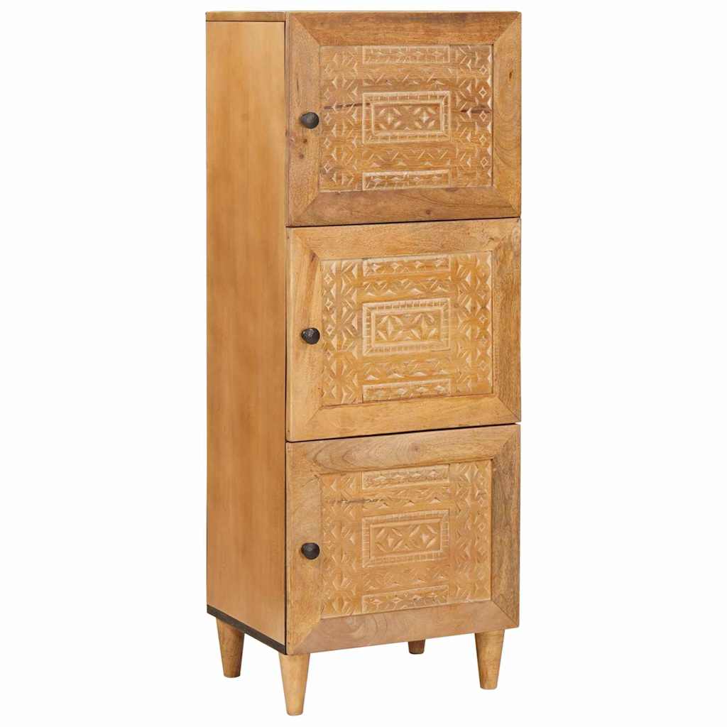 Highboard Lichtbruin 40 x 33 x 110 cm massief mangohout is nu te koop bij PeponiXL, paradijselijk wonen!