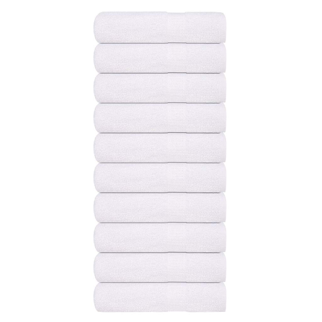 Badhanddoeken FROGN 10 st 100x150 cm 360 g/m² wit is nu te koop bij PeponiXL, paradijselijk wonen!