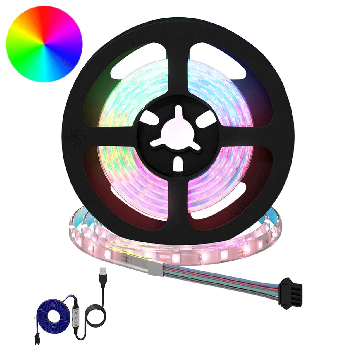 LED-strip 12 pcs Zwart en transparant 1200 mm is nu te koop bij PeponiXL, paradijselijk wonen!