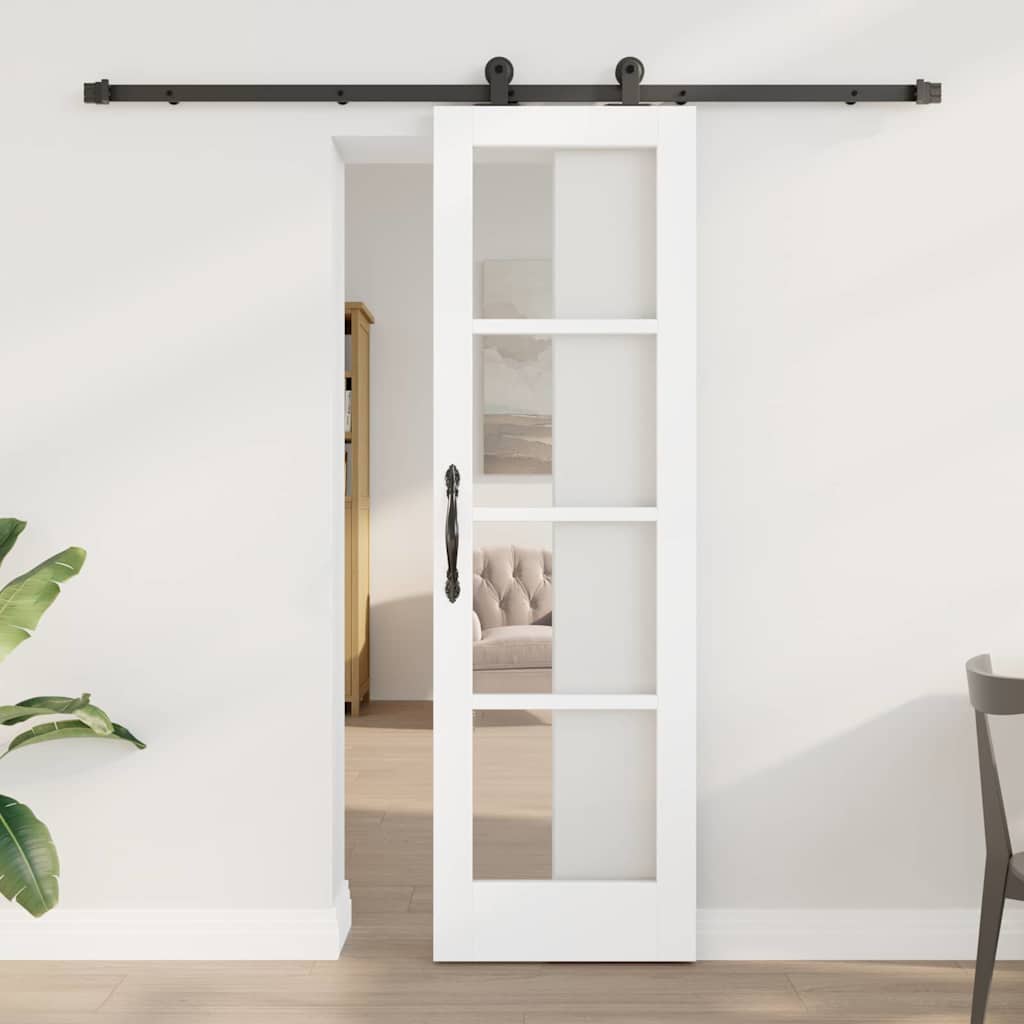 Schuifdeur ORKDAL Wit en zwart 61 x 198,5 cm is nu te koop bij PeponiXL, paradijselijk wonen!