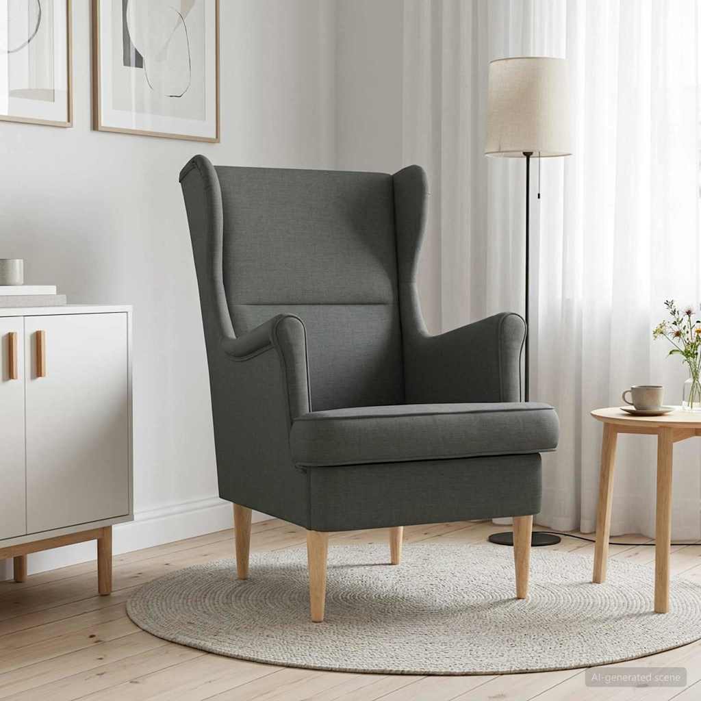Fauteuil Donkergrijs Stof is nu te koop bij PeponiXL, paradijselijk wonen!