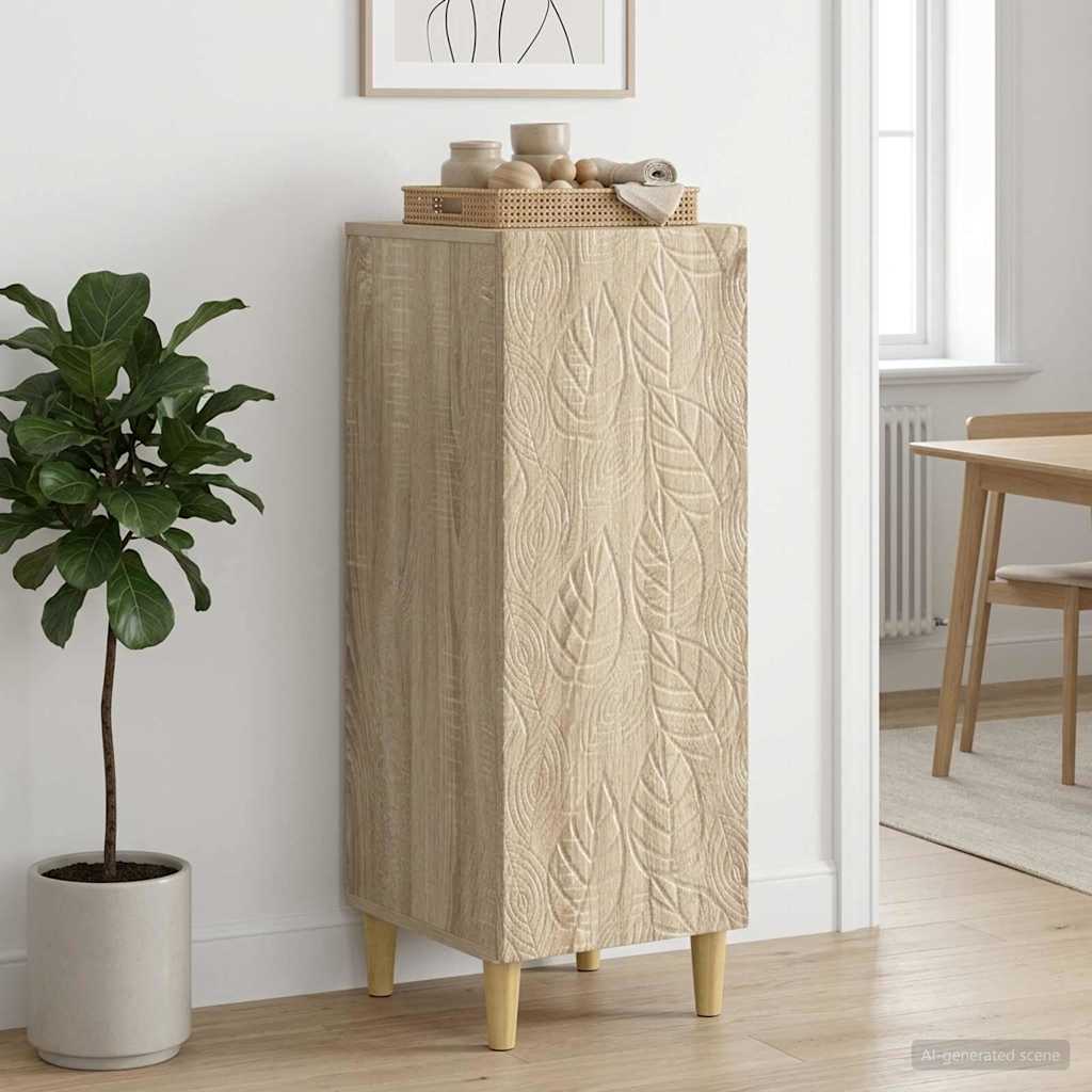 Dressoir Sonoma Eiken 33 x 34,5 x 90 cm Bewerkt hout is nu te koop bij PeponiXL, paradijselijk wonen!