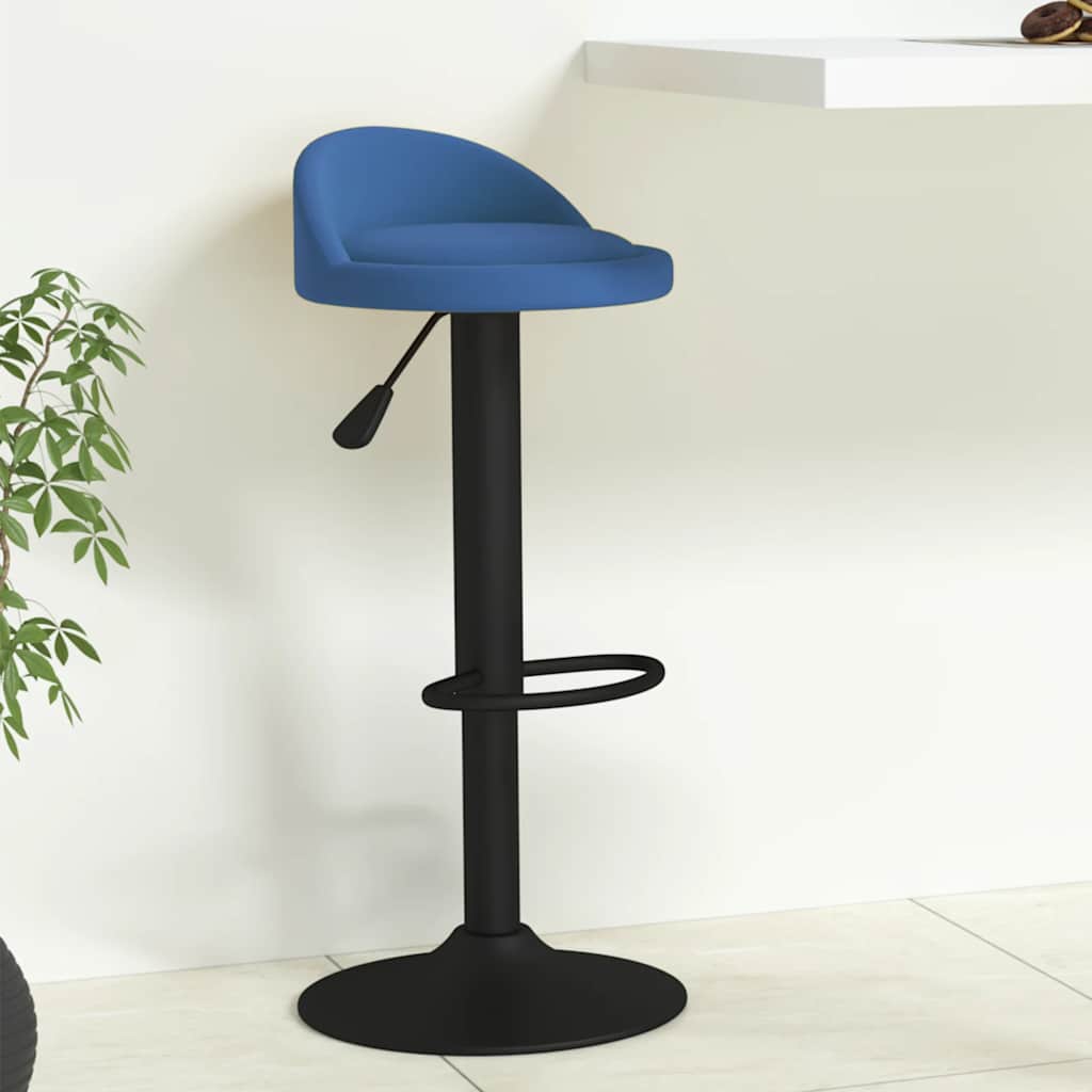 Barkruk fluweel blauw is nu te koop bij PeponiXL, paradijselijk wonen!