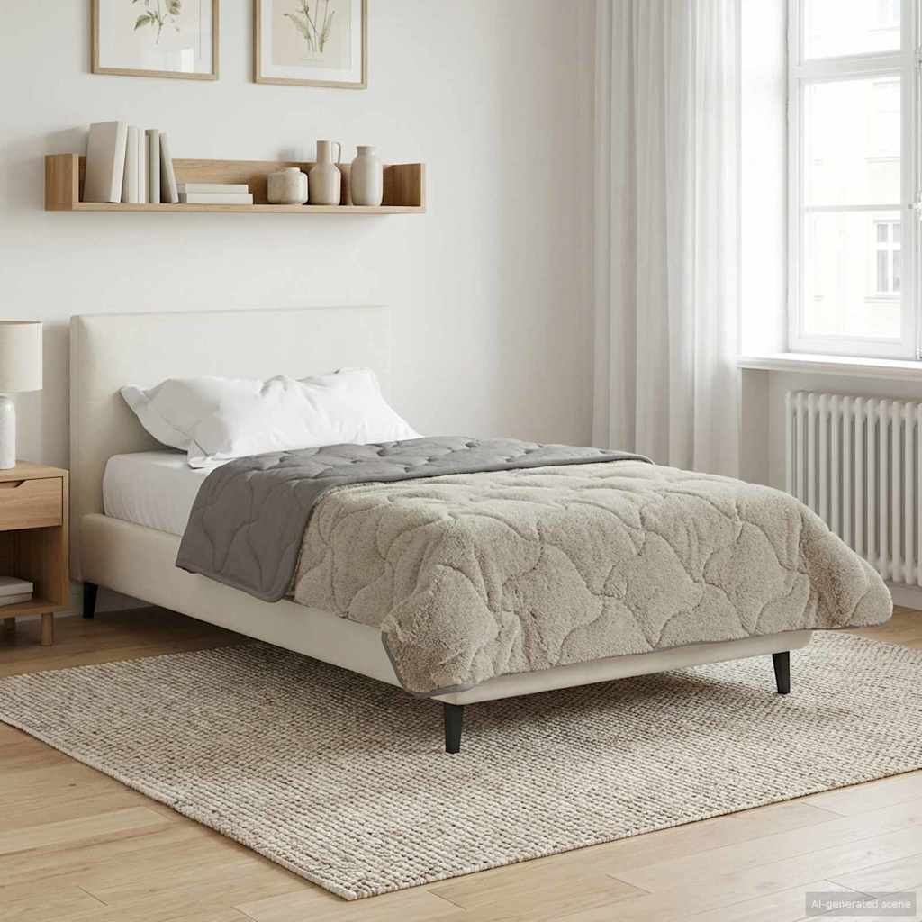 Zomer Dekbed Gekwilt Lichtgrijs 140 x 220 cm is nu te koop bij PeponiXL, paradijselijk wonen!