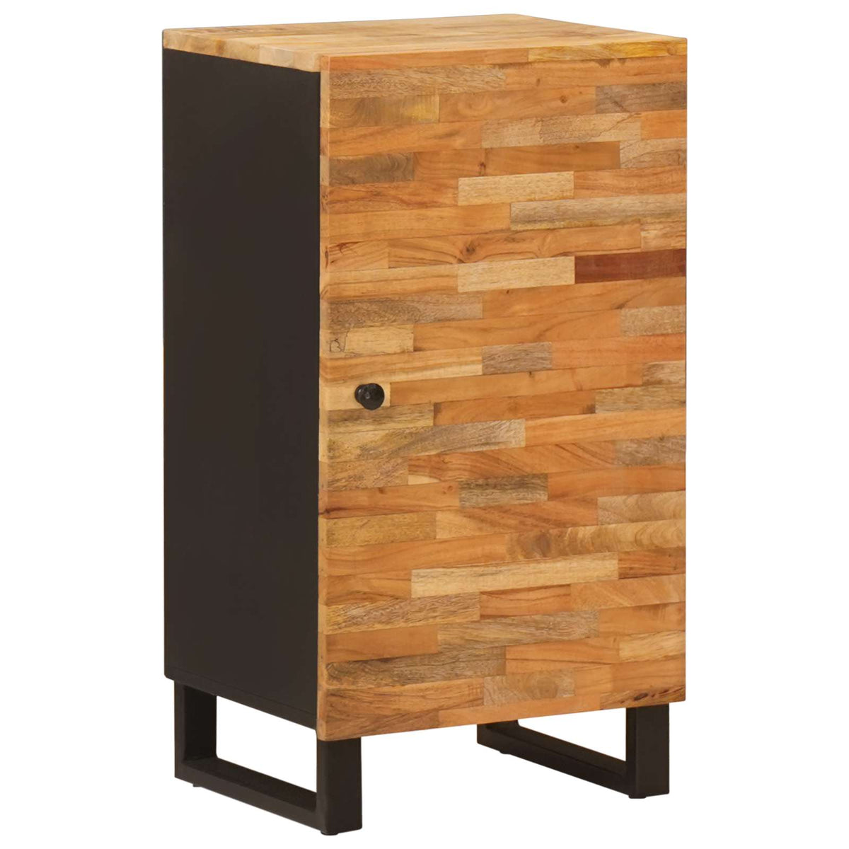 Bijzetkast met opslag Bruin 40 x 33 x 75 cm Massief Mango Hout is nu te koop bij PeponiXL, paradijselijk wonen!