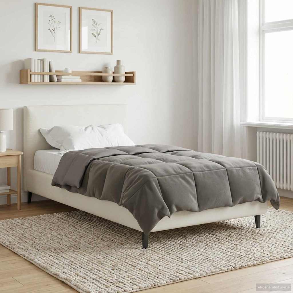 Zomer Dekbed Gekwilt Lichtgrijs 140 x 220 cm Microfiber is nu te koop bij PeponiXL, paradijselijk wonen!