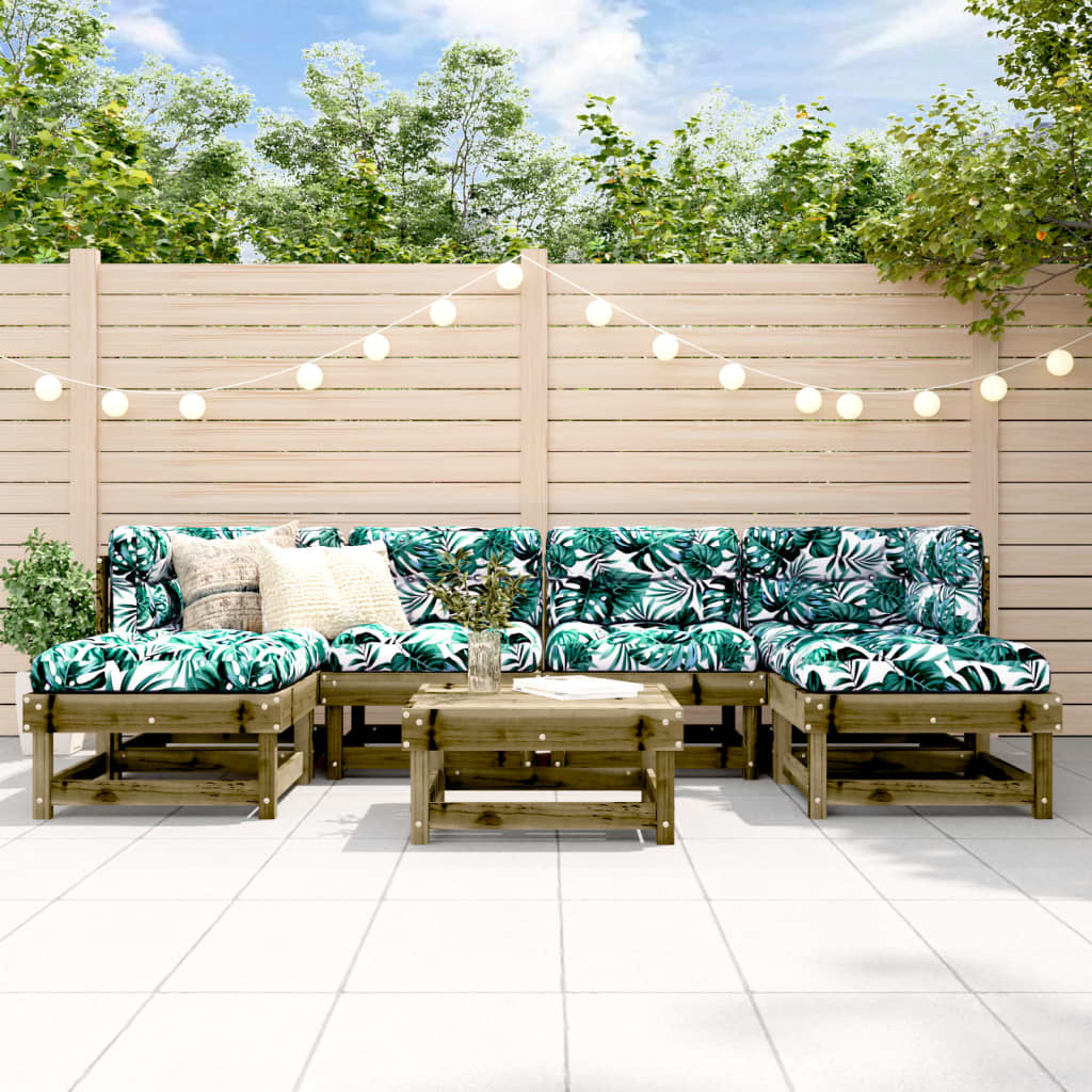 7-delige Loungeset geïmpregneerd grenenhout is nu te koop bij PeponiXL, paradijselijk wonen!