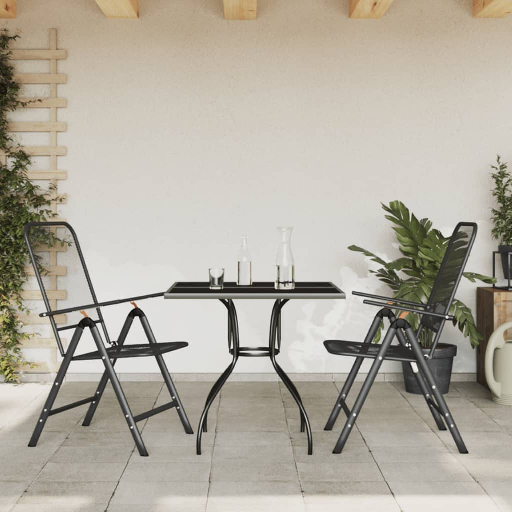 3-delige Tuinset metaal gaas antracietkleurig is nu te koop bij PeponiXL, paradijselijk wonen!