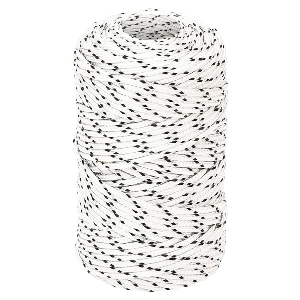 Boottouw gevlochten 2 mm x 250 m polyester wit is nu te koop bij PeponiXL, paradijselijk wonen!