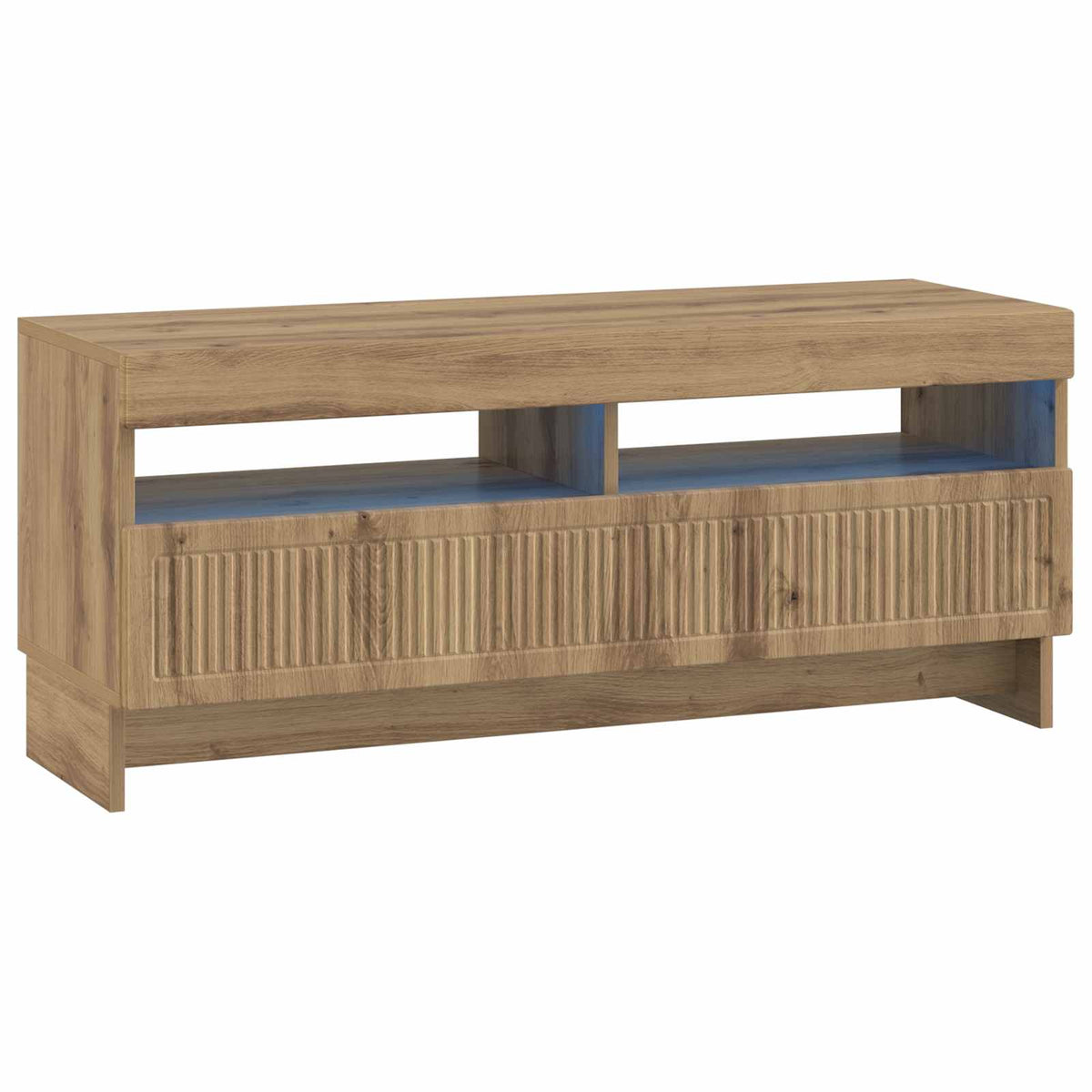 LED tv-meubel Artisanaal eiken Bewerkt hout is nu te koop bij PeponiXL, paradijselijk wonen!