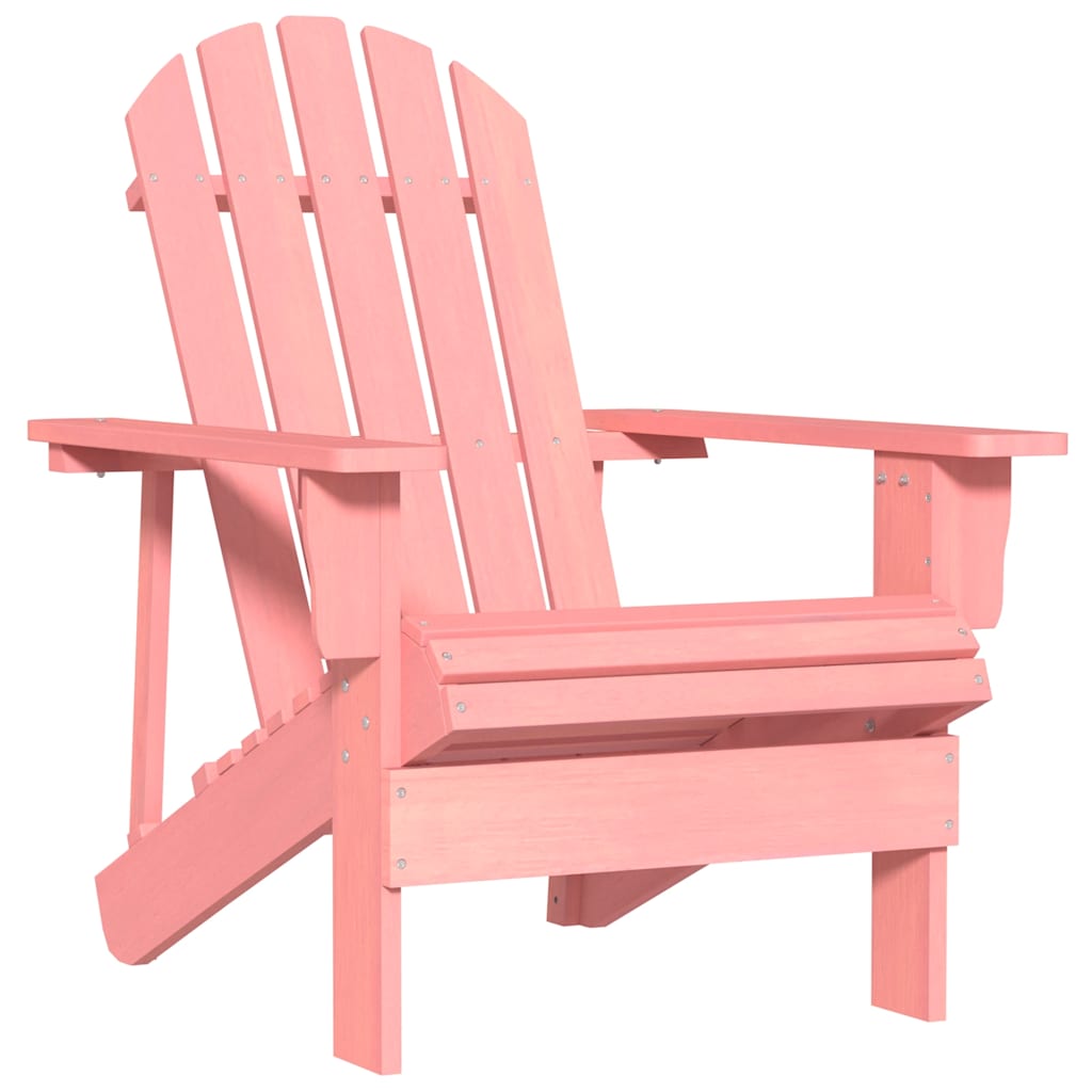 Tuinstoel Adirondack massief vurenhout roze is nu te koop bij PeponiXL, paradijselijk wonen!