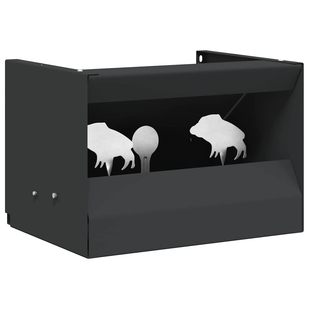 Kogel Trap Box Zwart 29 x 22 x 20 cm Staal is nu te koop bij PeponiXL, paradijselijk wonen!