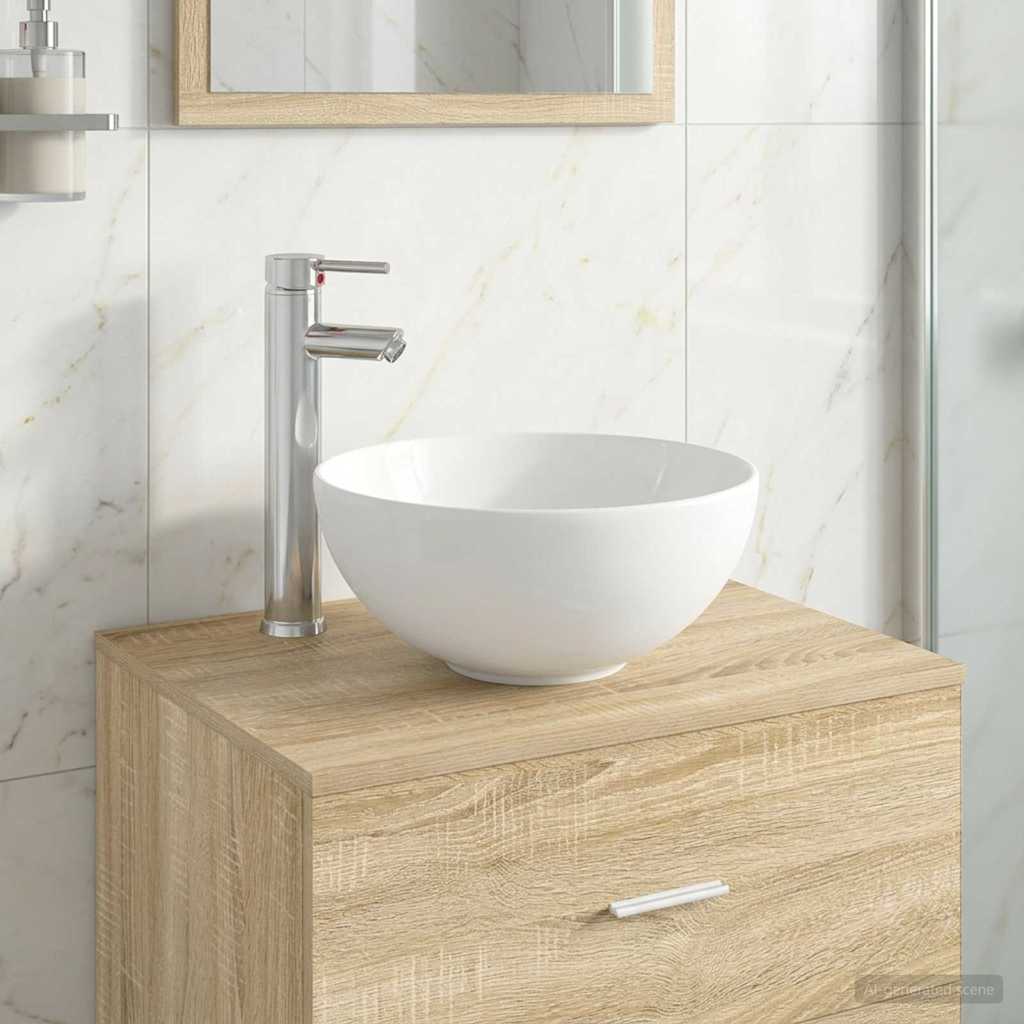 Badkamer Waskom Chroom 32 x 32 x 13 cm Metaal is nu te koop bij PeponiXL, paradijselijk wonen!