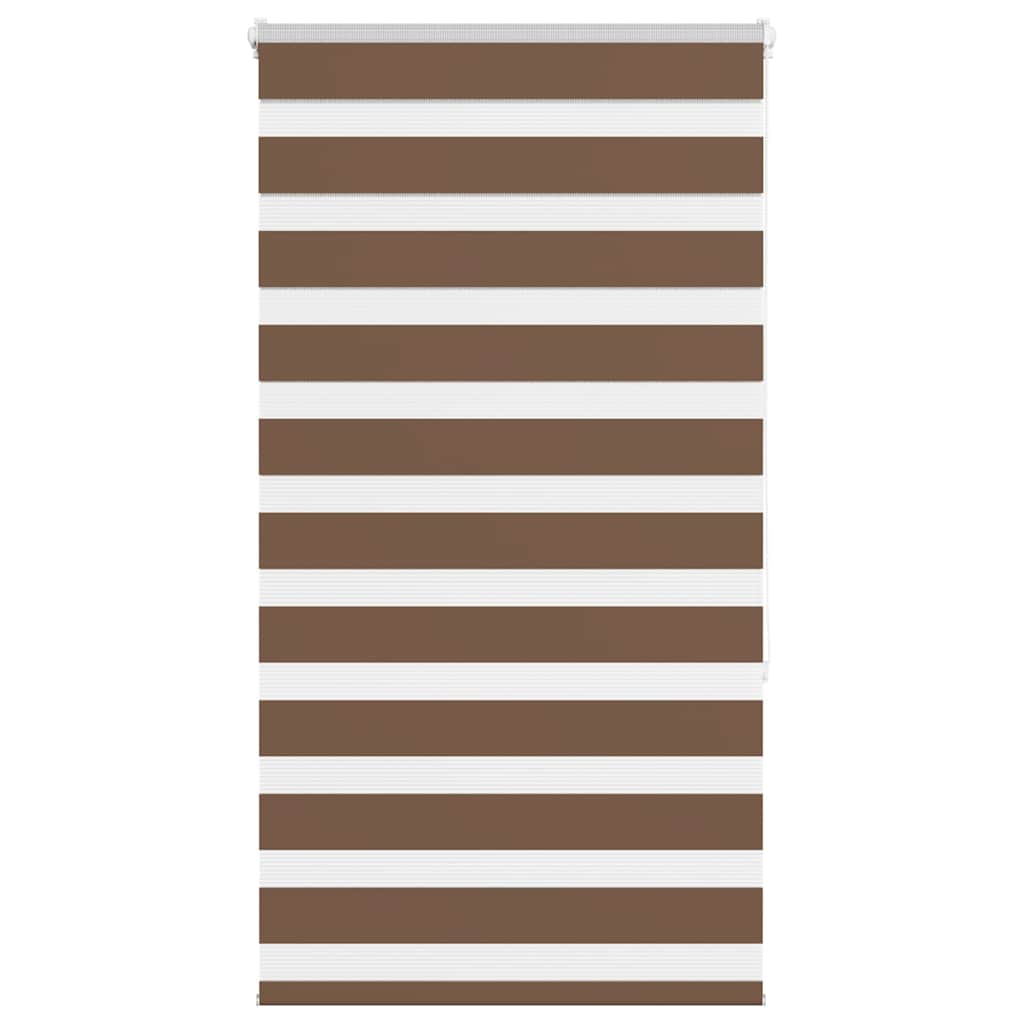 Zebra rolgordijn 70x150 cm stofbreedte 65,9 cm polyester bruin is nu te koop bij PeponiXL, paradijselijk wonen!