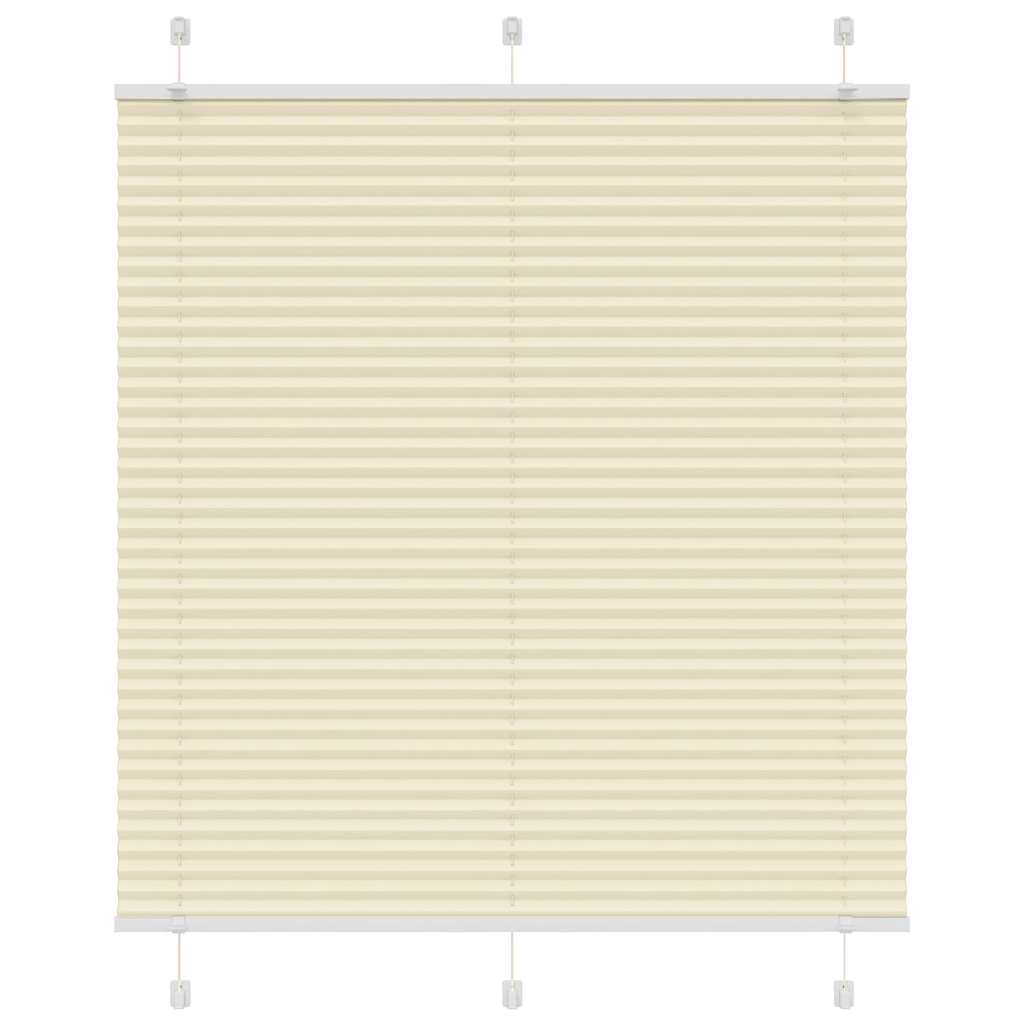 Plissé rolgordijn 120x150cm stofbreedte 119,4cm polyester crème is nu te koop bij PeponiXL, paradijselijk wonen!