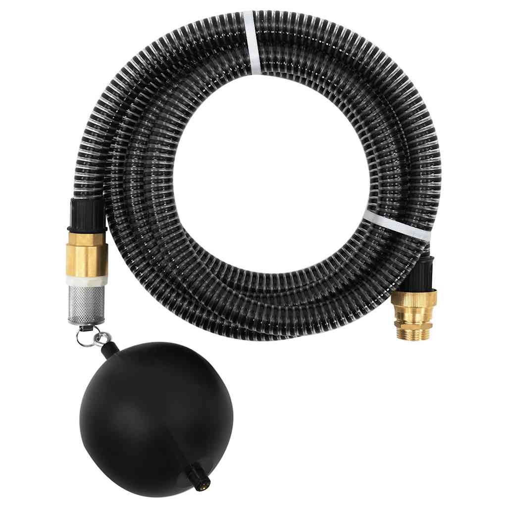 Zuigslang met messing koppelingen 1,1'' 3 m PVC zwart is nu te koop bij PeponiXL, paradijselijk wonen!