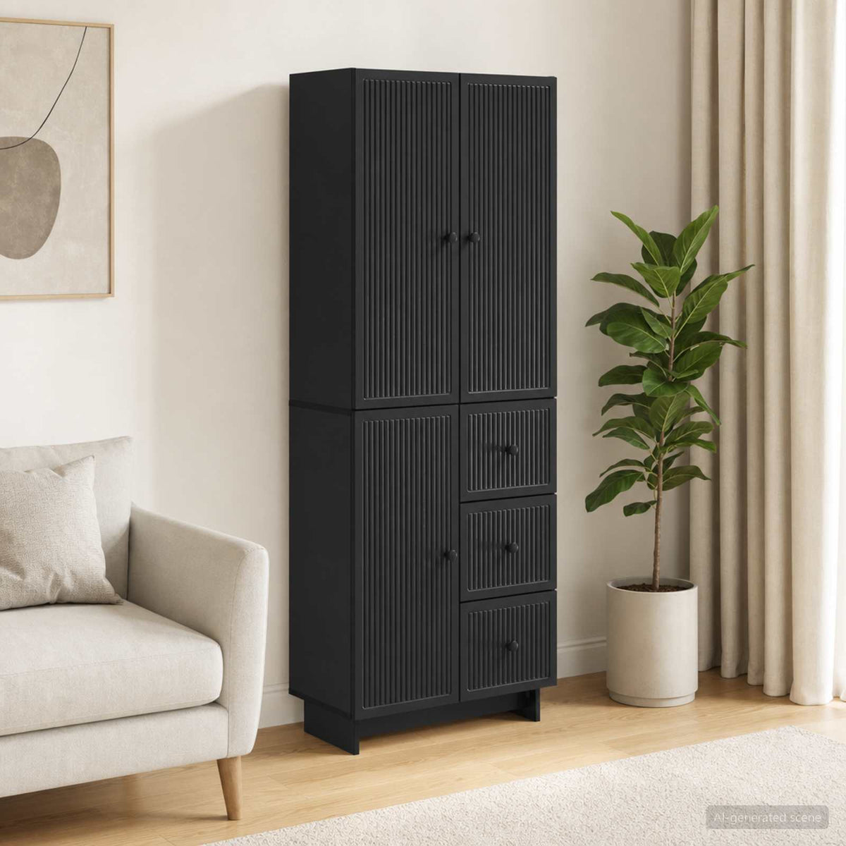 Kastenset 2 pcs 66 x 34,5 x 90 cm Bewerkt hout is nu te koop bij PeponiXL, paradijselijk wonen!