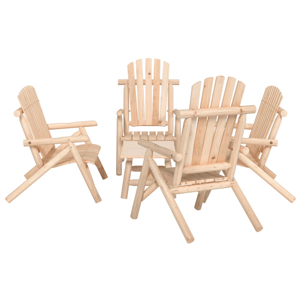 5-delige Loungeset massief vurenhout is nu te koop bij PeponiXL, paradijselijk wonen!