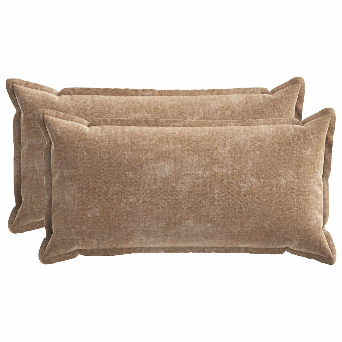 Kussensloop 2 st HOUTEN Bruin 40 x 80 cm Chenille Stof is nu te koop bij PeponiXL, paradijselijk wonen!