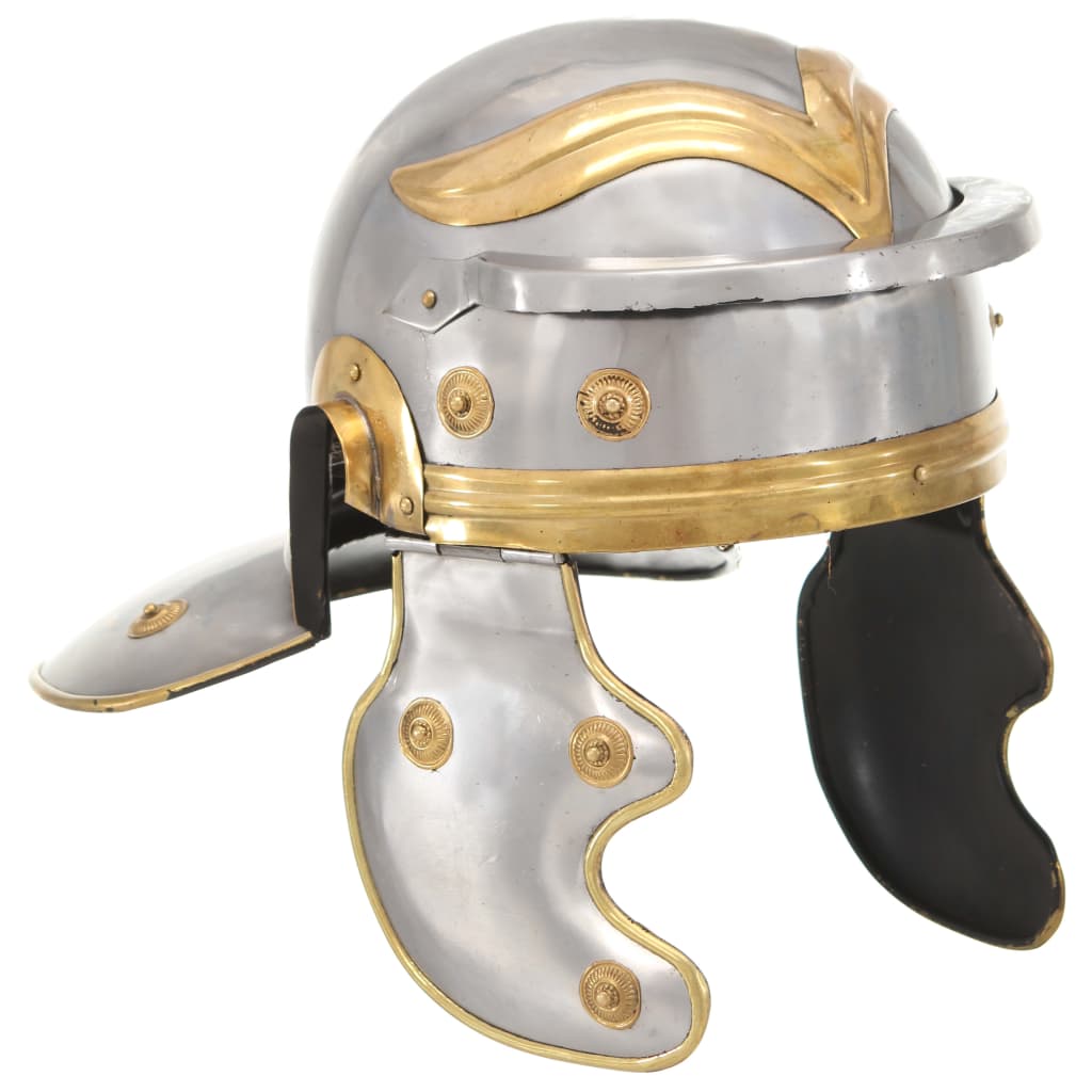 Soldatenhelm Romeins replica staal zilverkleurig is nu te koop bij PeponiXL, paradijselijk wonen!