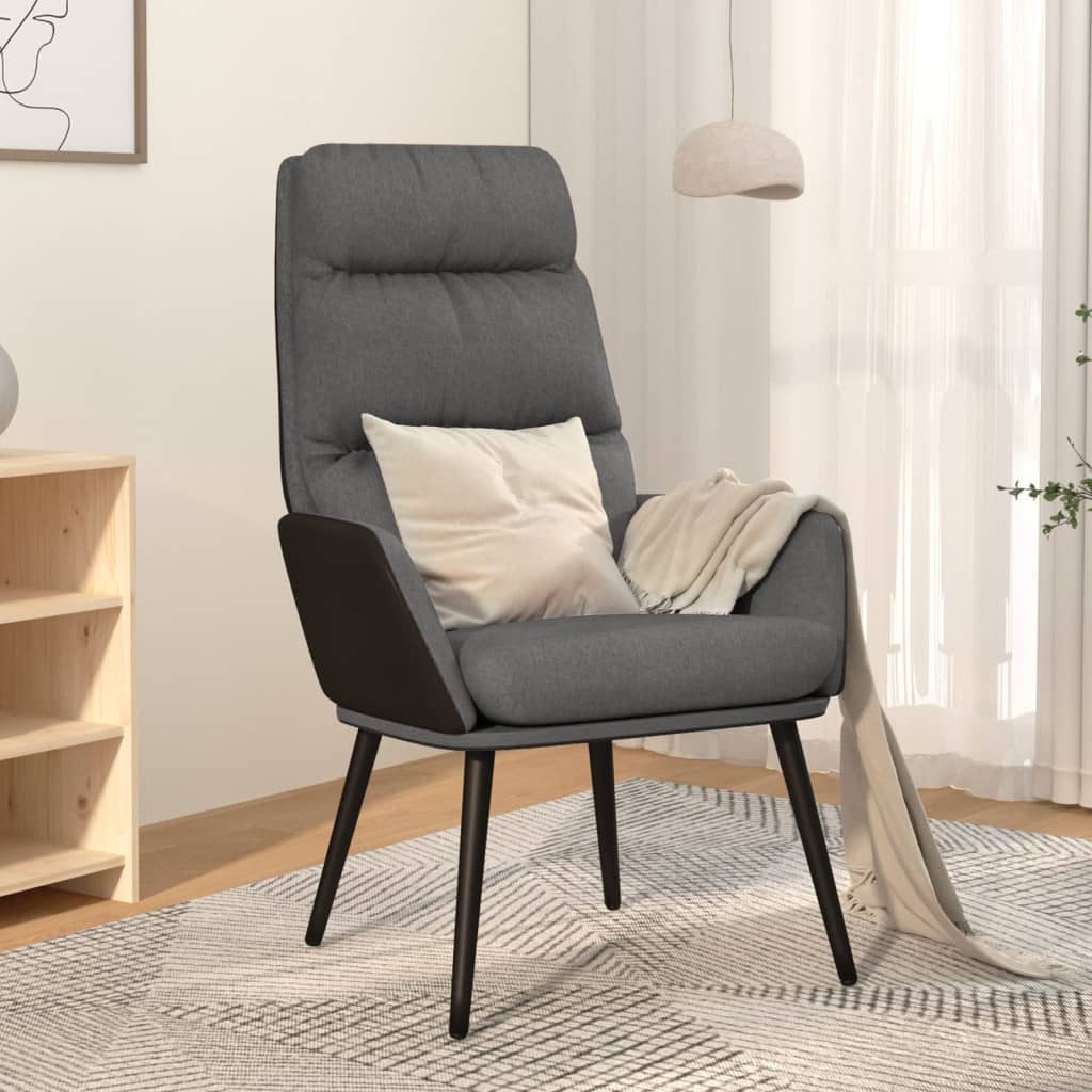 Relaxstoel stof lichtgrijs is nu te koop bij PeponiXL, paradijselijk wonen!