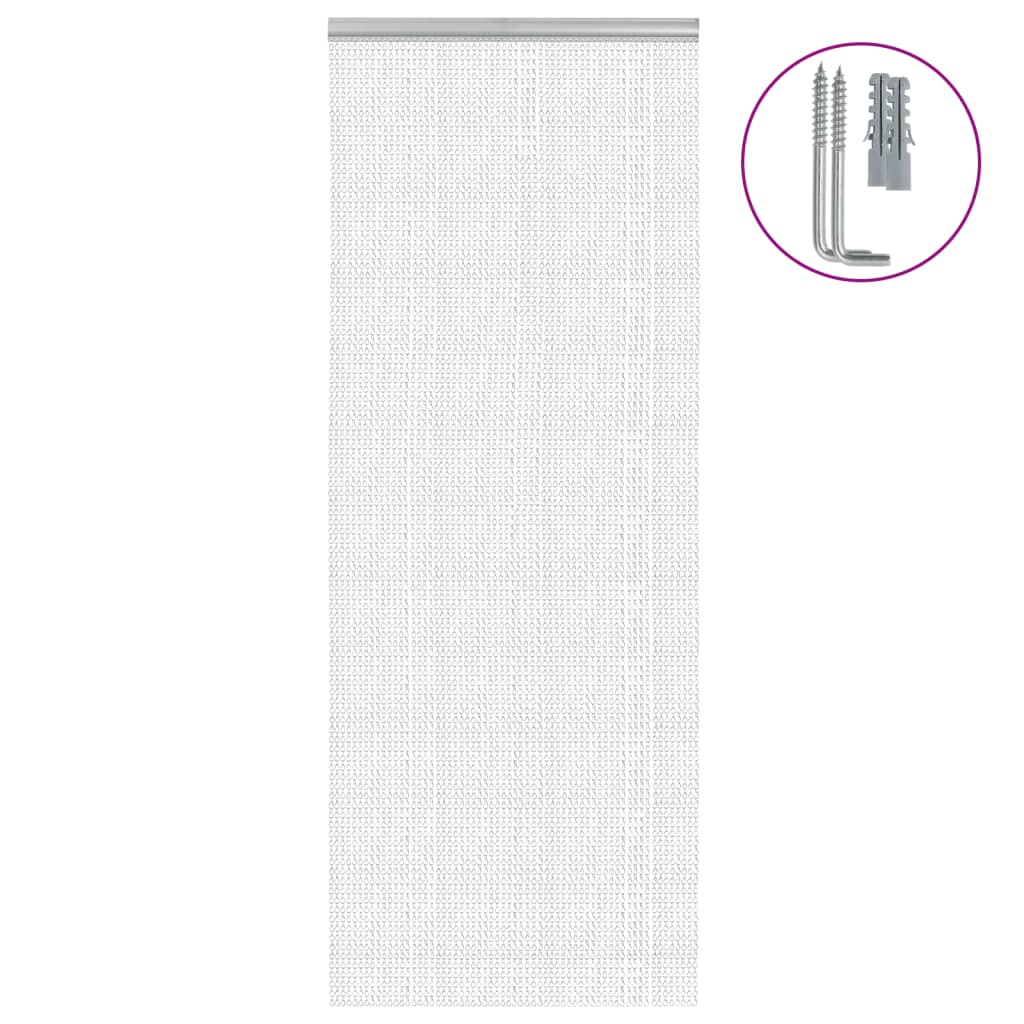 Vliegengordijn kettingen 80x201 cm aluminium is nu te koop bij PeponiXL, paradijselijk wonen!