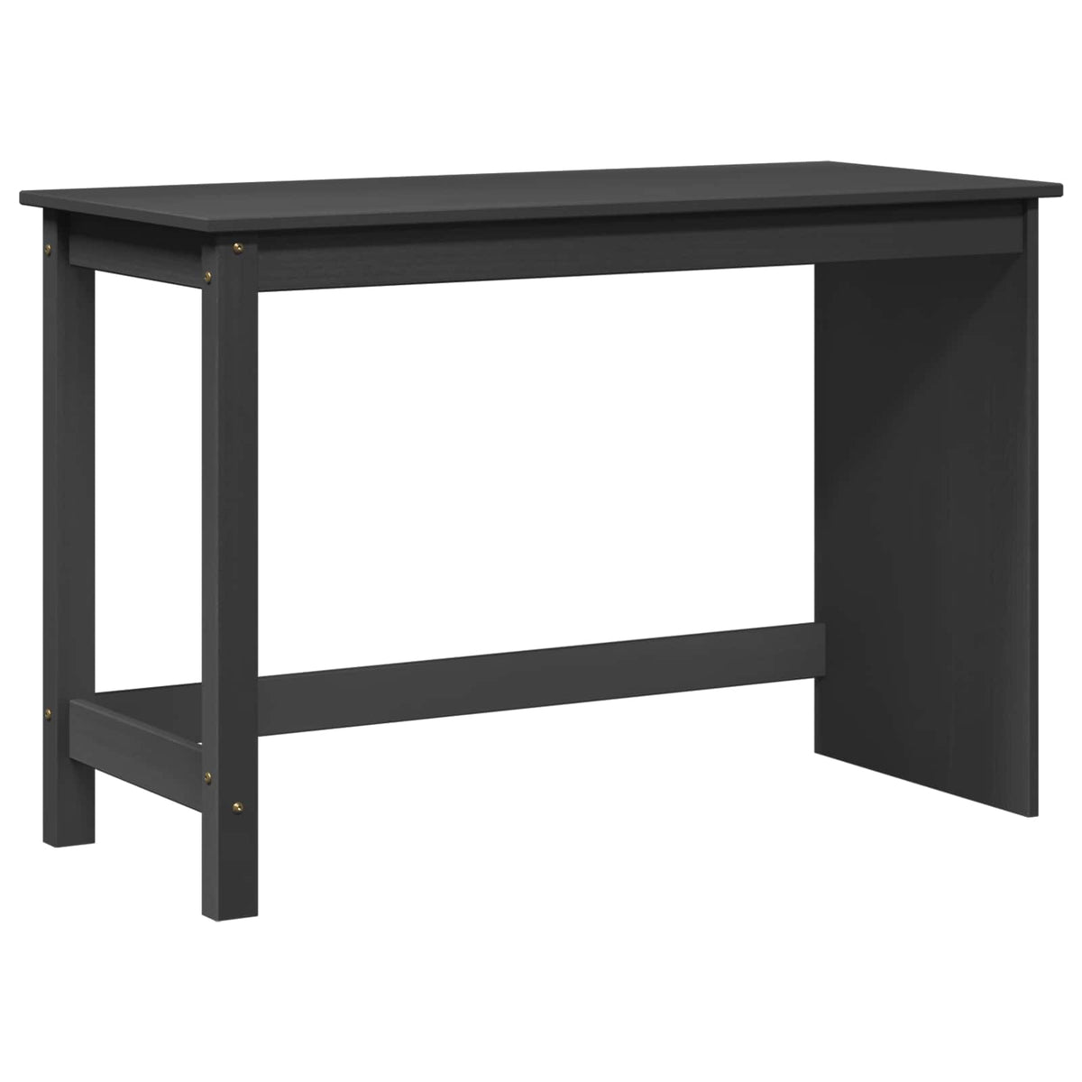 Bureau Grijs 112 x 50 x 75 cm Massief Vurenhout is nu te koop bij PeponiXL, paradijselijk wonen!