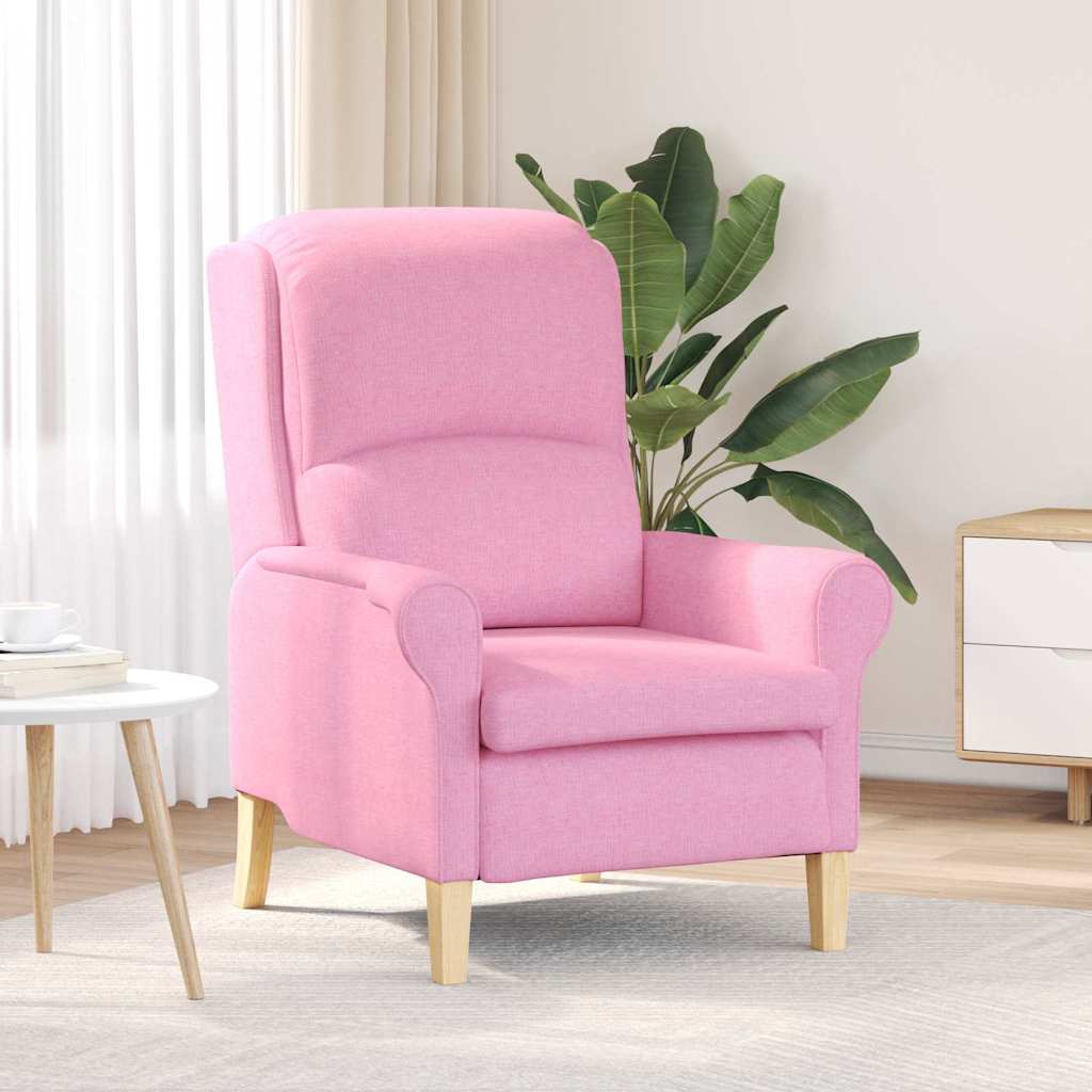 Fauteuil Roze Stof is nu te koop bij PeponiXL, paradijselijk wonen!