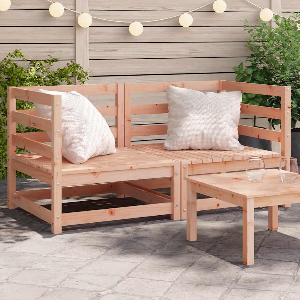 Tuinhoekbanken 2 st 70x70x67 cm massief douglashout is nu te koop bij PeponiXL, paradijselijk wonen!