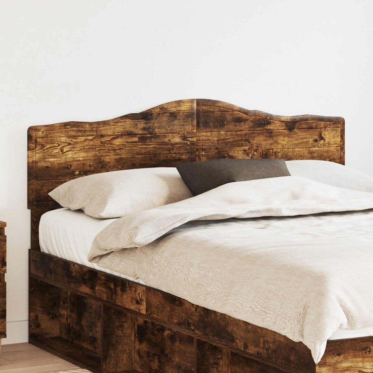 Hoofdbord Gerookt eiken Bewerkt hout is nu te koop bij PeponiXL, paradijselijk wonen!