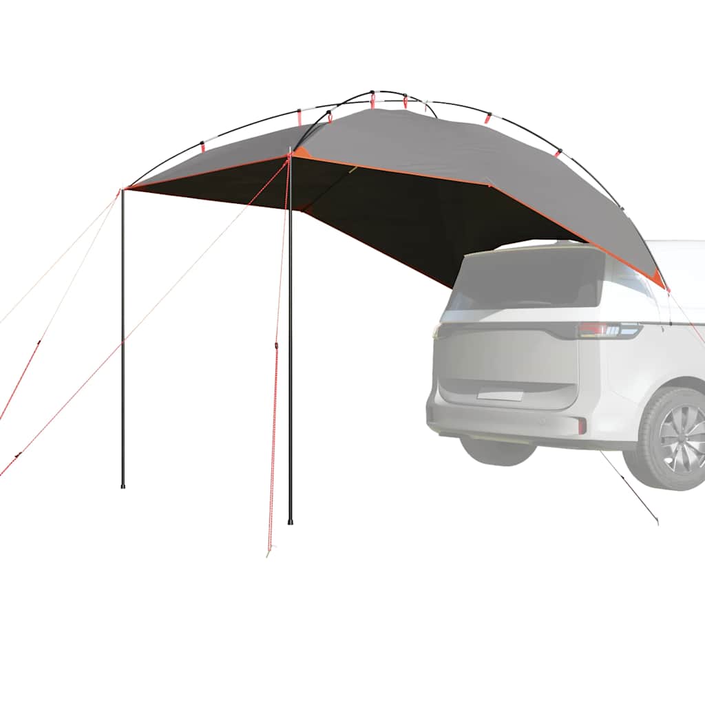 Autotent waterdicht grijs en oranje is nu te koop bij PeponiXL, paradijselijk wonen!