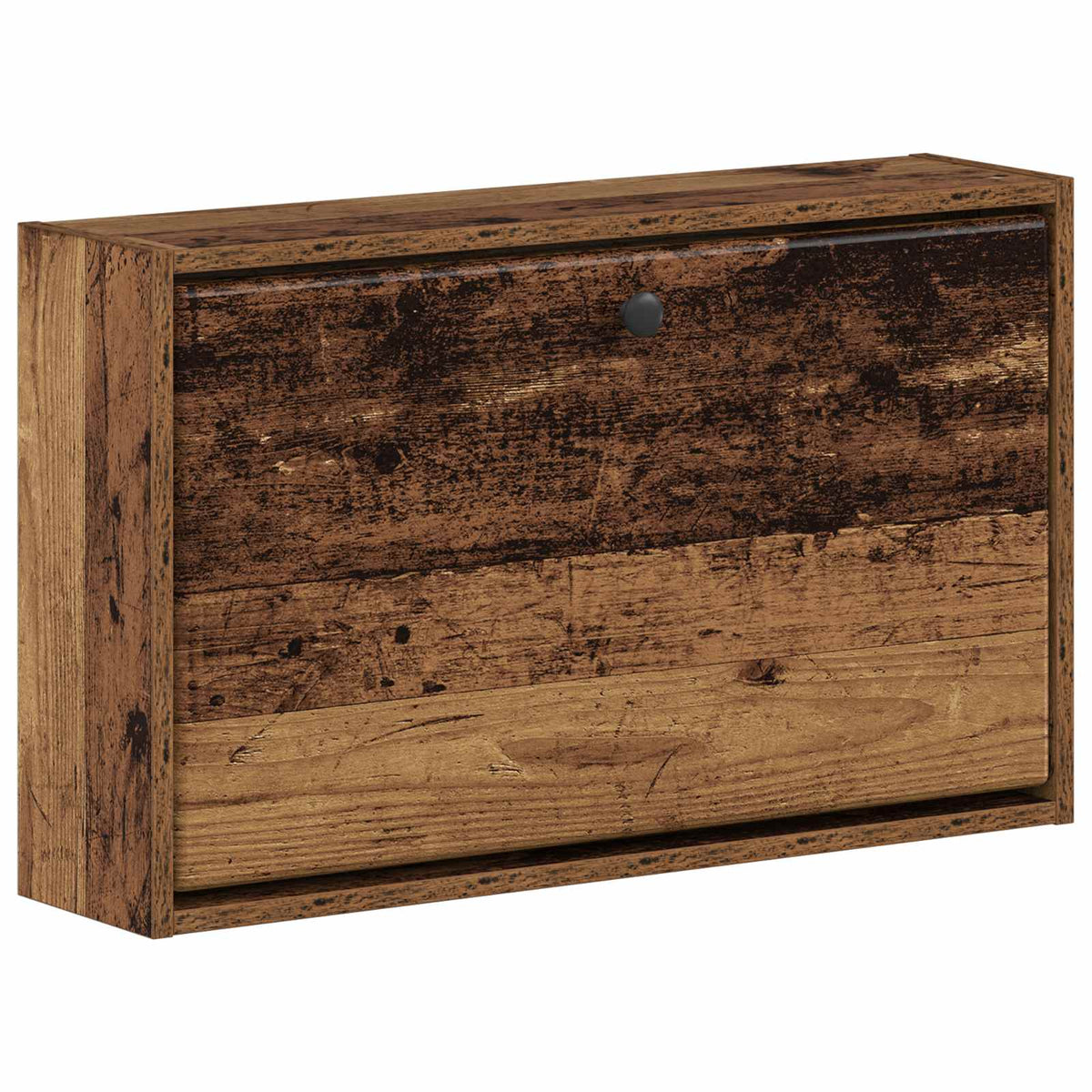 Wandgemonteerde Schoenkast BREDA 71 x 17 x 43 cm Bewerkt hout is nu te koop bij PeponiXL, paradijselijk wonen!
