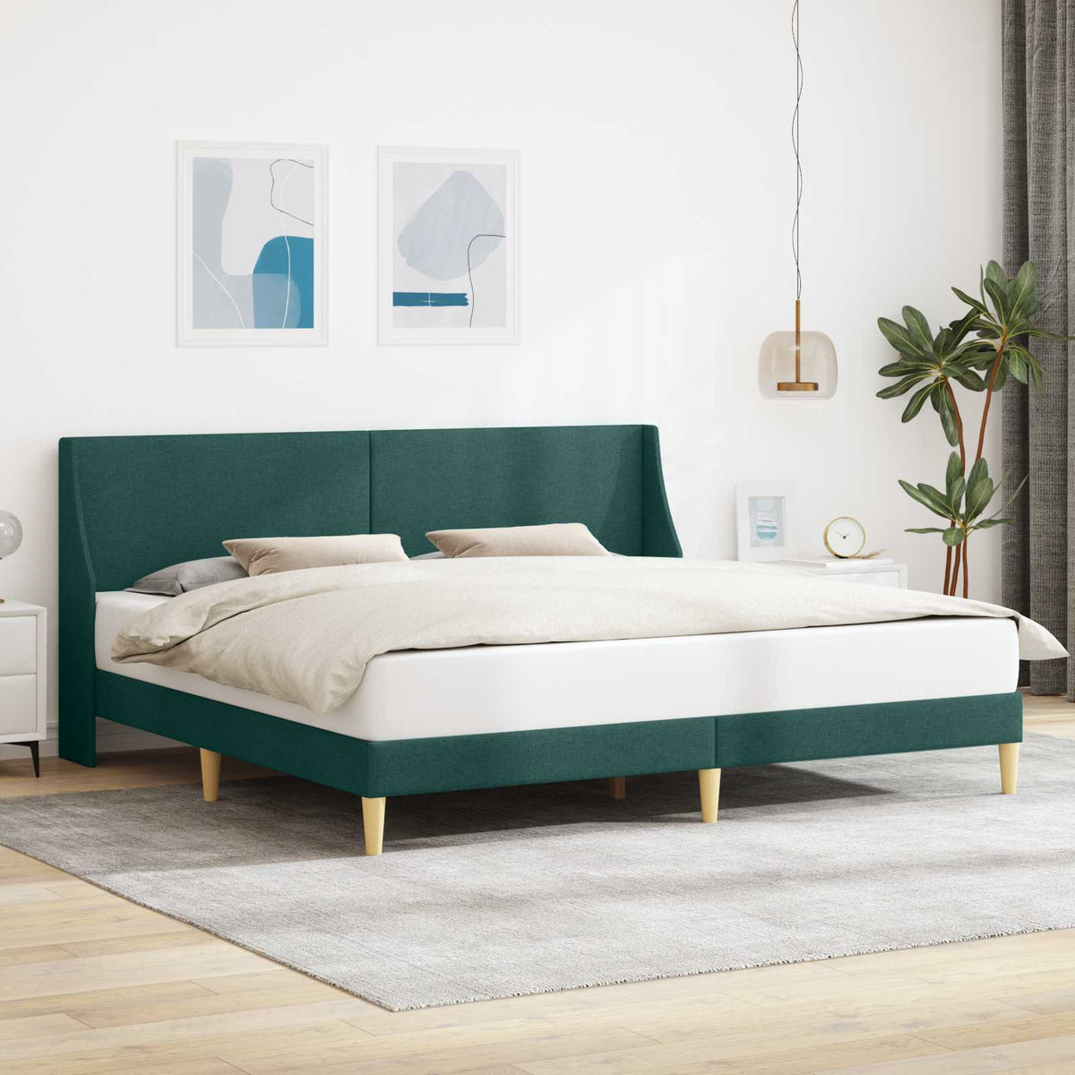 Bedframe met hoofdeinde aansluitplaat is nu te koop bij PeponiXL, paradijselijk wonen!