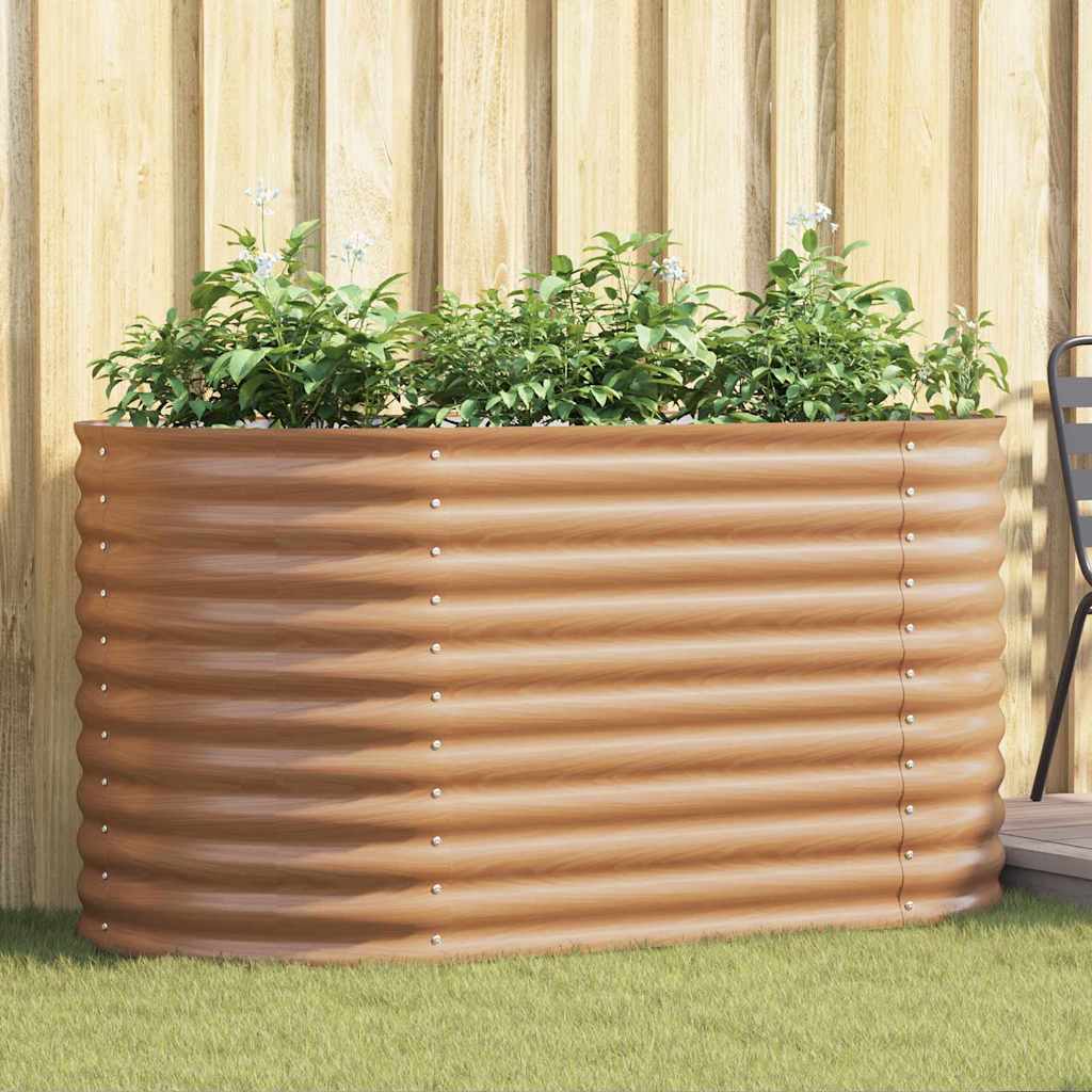 Verhoogd bed Bruin 160 x 80 x 81 cm Staal is nu te koop bij PeponiXL, paradijselijk wonen!