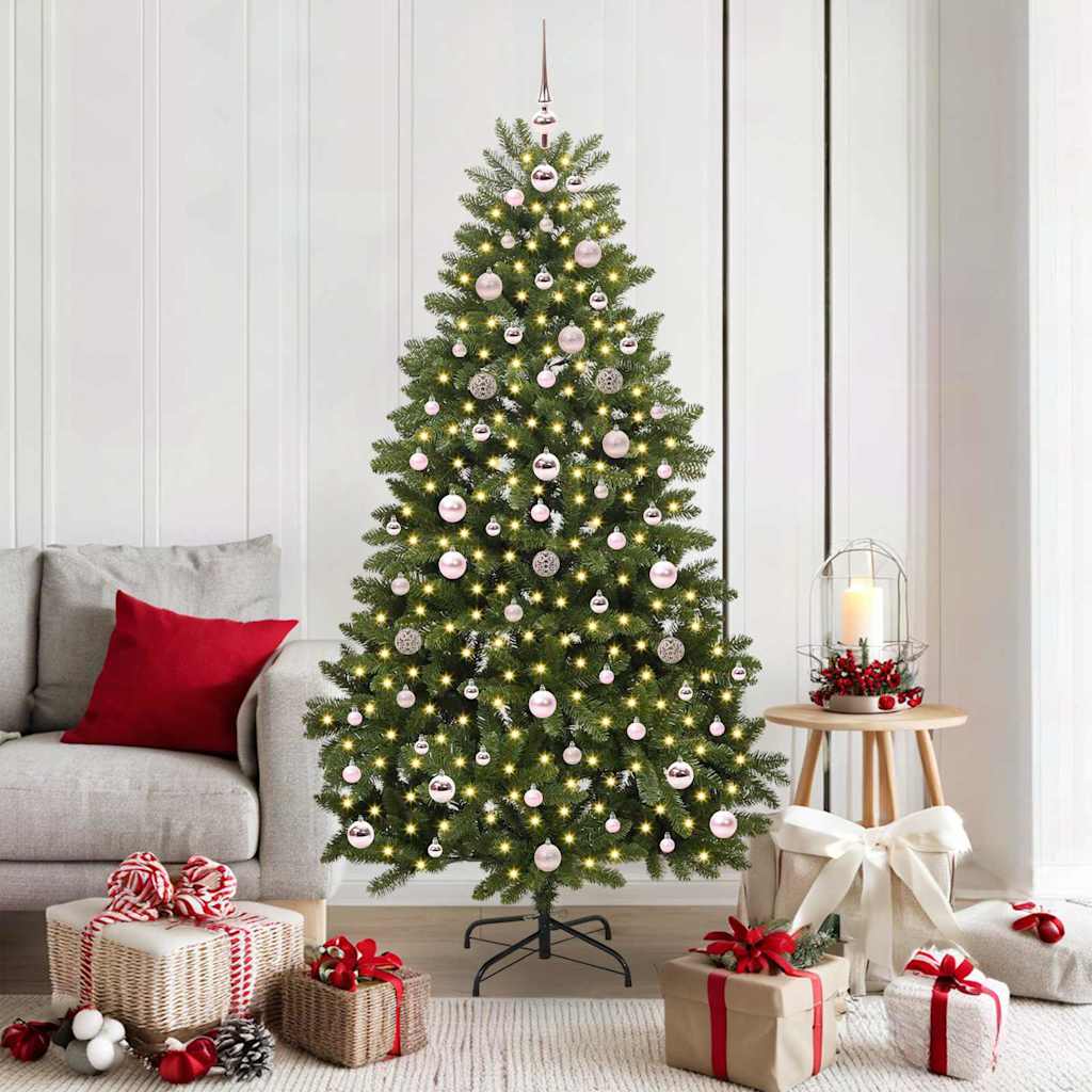 Kunstkerstboom met 300 LED Groen 180 cm PVC en Metaal is nu te koop bij PeponiXL, paradijselijk wonen!