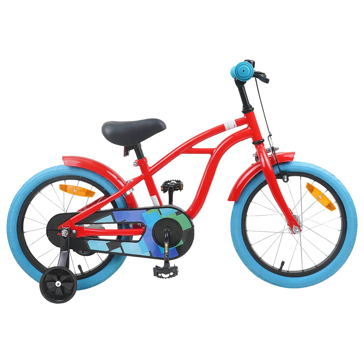 Kinderfiets 16 Inch voor 4-6 jaar oud Rood is nu te koop bij PeponiXL, paradijselijk wonen!