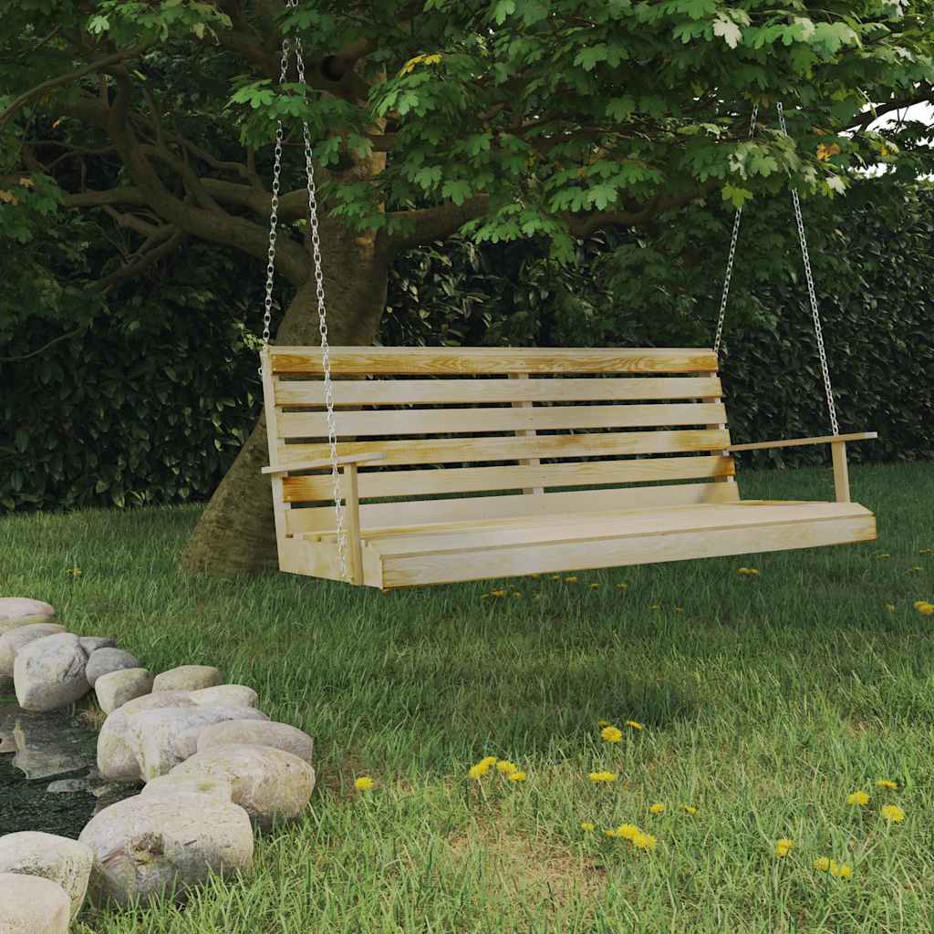 Schommelbank 155x65x60 cm geïmpregneerd grenenhout is nu te koop bij PeponiXL, paradijselijk wonen!