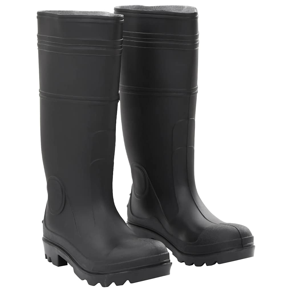 Regenlaarzen maat 39 PVC zwart is nu te koop bij PeponiXL, paradijselijk wonen!
