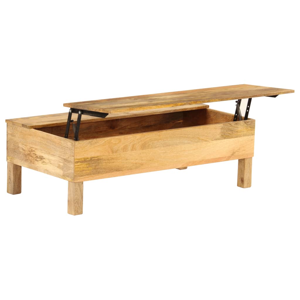 Salontafel 110x55x35 cm massief mangohout is nu te koop bij PeponiXL, paradijselijk wonen!
