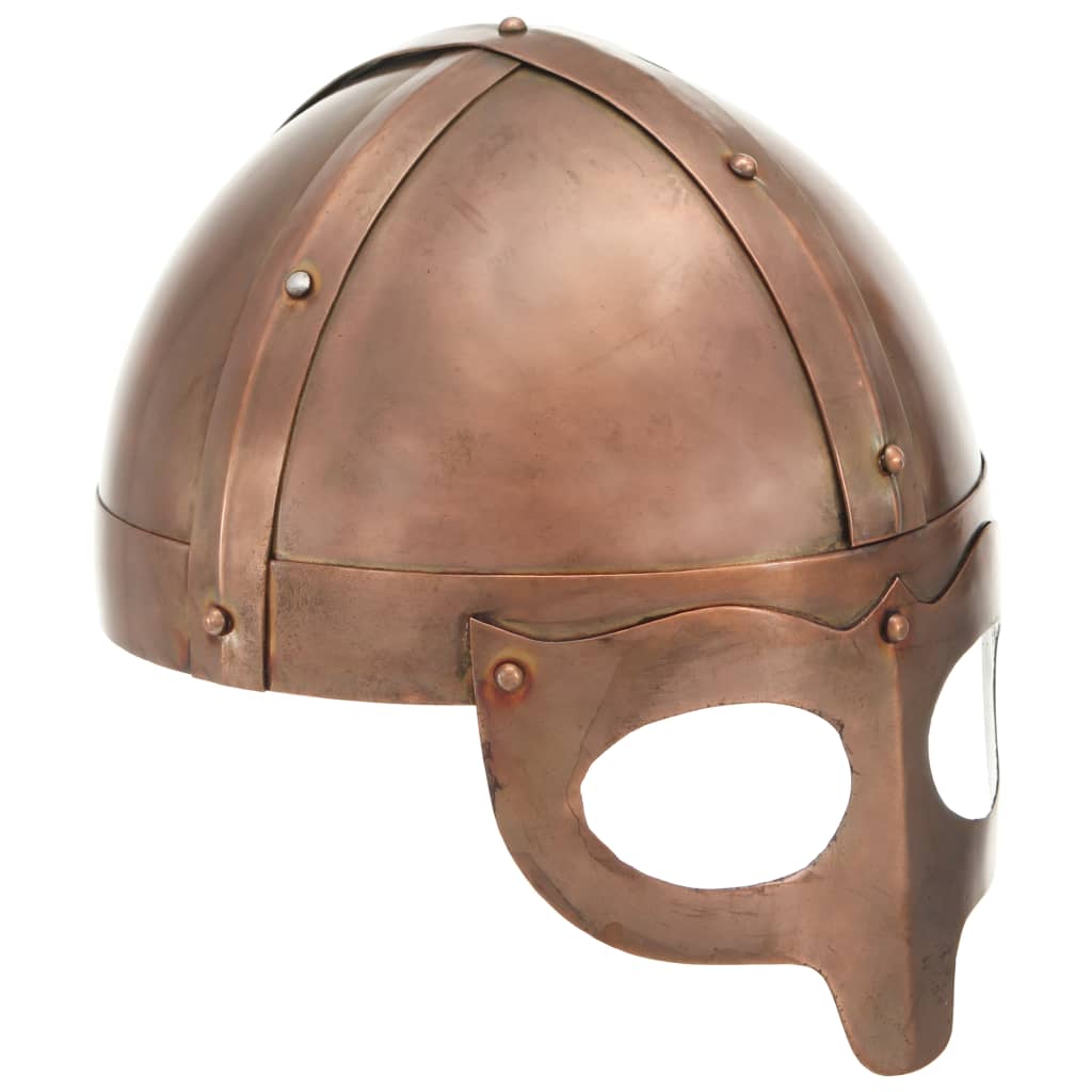 Vikinghelm replica LARP staal koperkleurig is nu te koop bij PeponiXL, paradijselijk wonen!