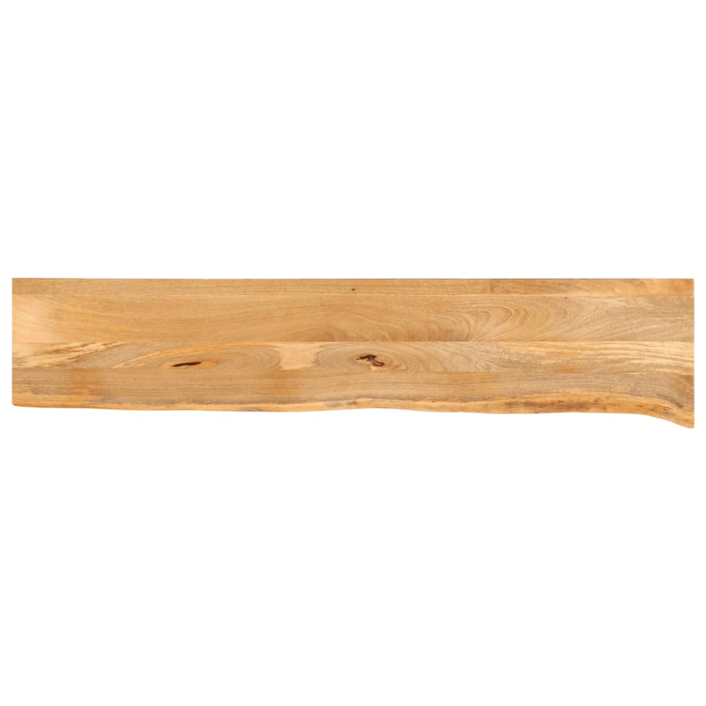 Tafelblad met natuurlijke rand 180x40x2,5 cm massief mangohout is nu te koop bij PeponiXL, paradijselijk wonen!