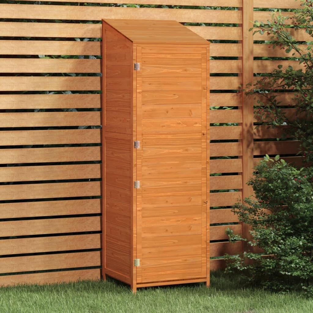 Tuinschuur 55x52x174,5 cm massief vurenhout bruin is nu te koop bij PeponiXL, paradijselijk wonen!