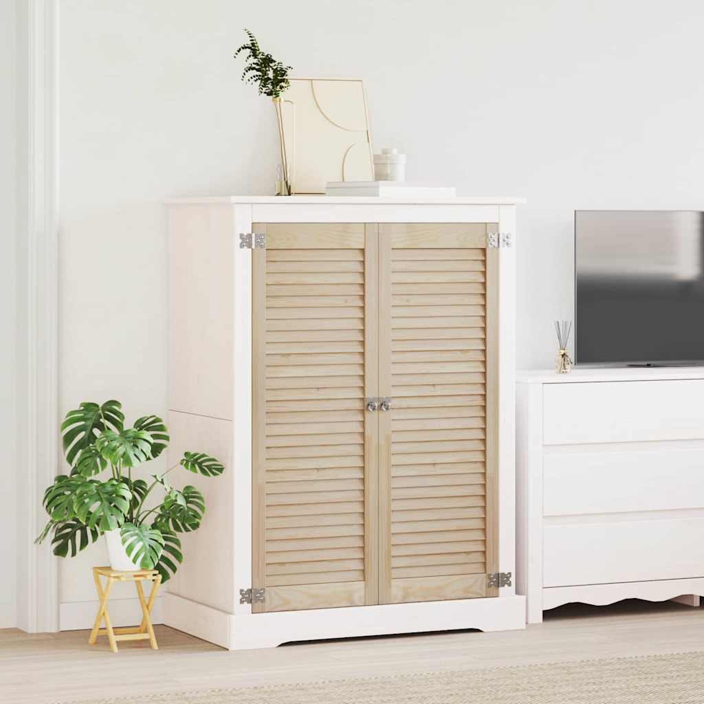 Kastdeur 2 pcs Naturel 110 x 2,1 x 39,5 cm Massief grenenhout is nu te koop bij PeponiXL, paradijselijk wonen!