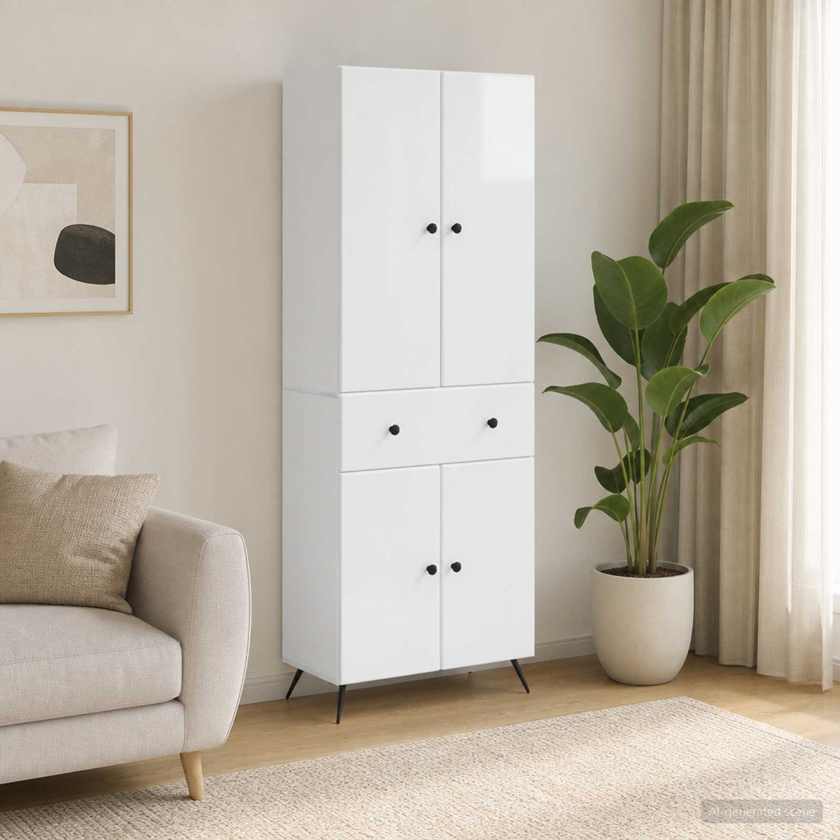 2 pcs Hoogglans Wit is nu te koop bij PeponiXL, paradijselijk wonen!