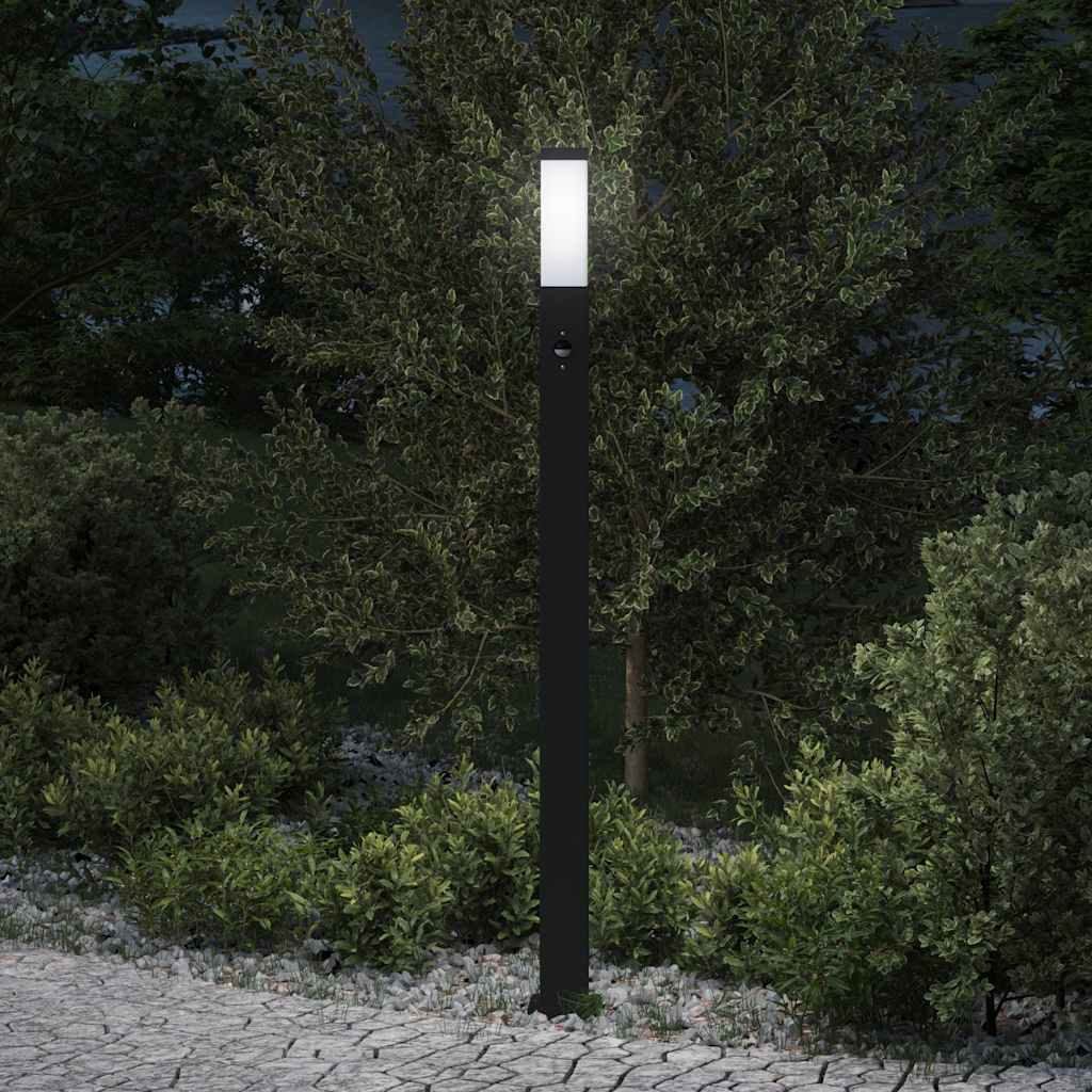 Bolderverlichting met sensor 110 cm zwart IP44 is nu te koop bij PeponiXL, paradijselijk wonen!